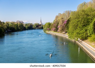 Rowing In Parco Del Valentino, Turin