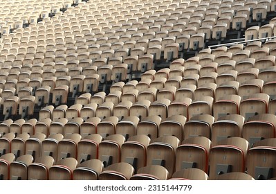 Rows of Concert Seating at Palace of Popes; Avignon, France. - Shutterstock ID 2315144779
