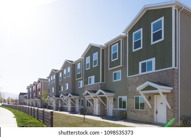 Rows Of Cookie Cutter Townhouses