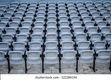 rows of empty seats