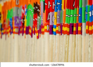 Rows Of Files In A Medical Office