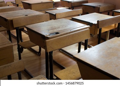 Old Fashioned School Desk Images Stock Photos Vectors