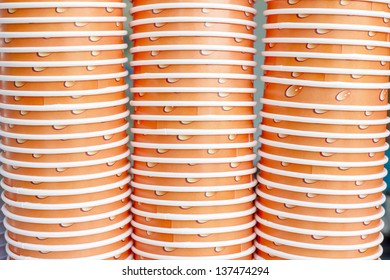 Rows Upside Down Paper Cup Stock Photo 137474294 | Shutterstock