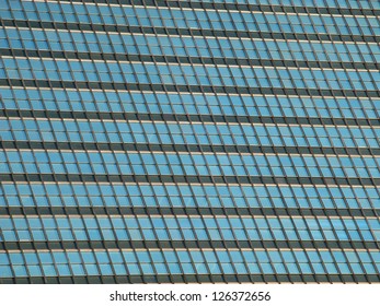rows of windows in a modern building