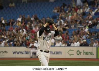 Roy Halladay Preparing To Deliver His Fastball