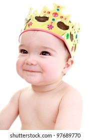 Royal Baby Wearing Crown