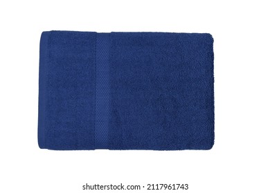 Royal Blue Bath Towel Diamond Fancy Texture 100% Cotton Terry towel