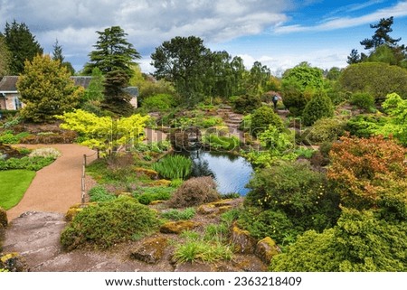 The Royal Botanic Garden Edinburgh in city of Edinburgh, Scotland, UK.