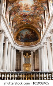 Royal Chapel Of Versailles Palace, Paris, France