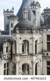 The Royal Chateau De Chambord At Chambord, Loir-et-Cher, France