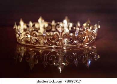 Royal Crown For King Or Queen. Symbol Of Power And Wealth