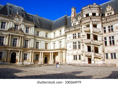 The Royal ChÃ?Â¢teau De Blois. Spiral Staircase In The Francis I Wing. Interior FaÃ?Â§ades In Classic, Renaissance, And Gothic Styles. One Of The ChÃ?Â¢teau On Loire In France: Blois Castle