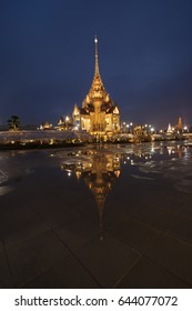 Royal Funeral Pyre In Night