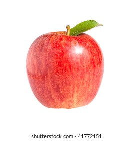 Royal Gala Apple Isolated On A White Background.