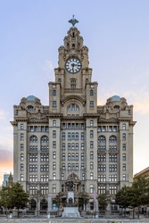 The Royal Liver Building In Liverpool, England