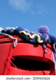 Royal Mail Post Office With Knitted Animals