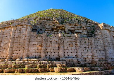 The Royal Mausoleum Of Mauretania, The Tomb Of The Berber King Juba II And Queen Cleopatra Selene II, Tipaza Province, Algeria.