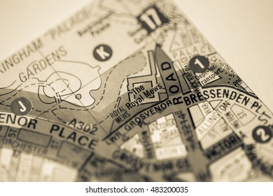 The Royal Mews. London, UK Map.