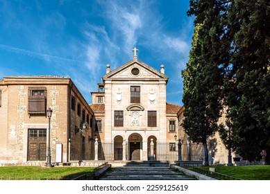 Royal Monastery of La Encarnacion in central Madrid. It is a convent of the order of Recollet Augustines located in Madrid, Spain. The institution mainly interned women from noble families - Shutterstock ID 2259125619