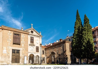 Royal Monastery of La Encarnacion in central Madrid. It is a convent of the order of Recollet Augustines located in Madrid, Spain. The institution mainly interned women from noble families - Shutterstock ID 2259125621