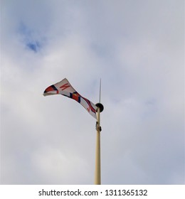 An Royal National Lifeboat Institution  Flag Waving In The Breeze