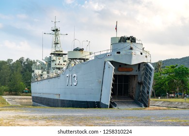 Royal Navy Ship Private Dock, Landmark Koh Phangan, Thong-Sala Pier, Thailand