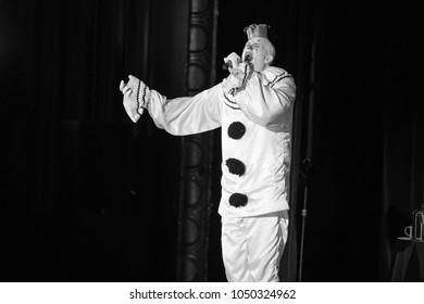 Royal Oak, MI / USA - March 17, 2018. Puddles Pity Party Performs At Royal Oak Music Theatre.