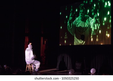 Royal Oak, MI / USA - March 17, 2018. Puddles Pity Party Performs At Royal Oak Music Theatre.