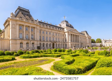 Royal Palace of Brussels, Palais royal de Bruxelles, located in Brussels, Belgium - Powered by Shutterstock