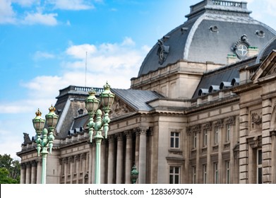 The Royal Palace In Brussels. Residence Of The Belgian King Filip 1