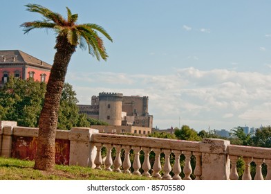 Royal Palace In The City Of Naples, Italy