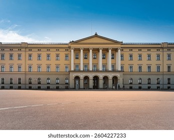 The Royal Palace in Oslo, the Official Residence of the Norwegian Monarch