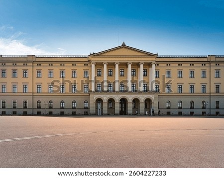 The Royal Palace in Oslo, the Official Residence of the Norwegian Monarch