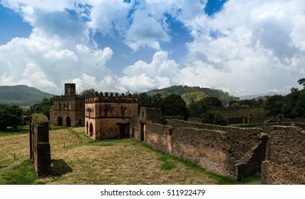 Royal Palaces In Fasil Ghebbi Site , Gonder