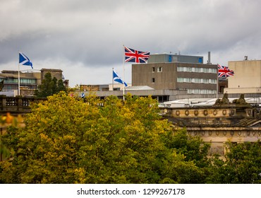 Royal Scottish Academy Building At Edinburgh, Scotland