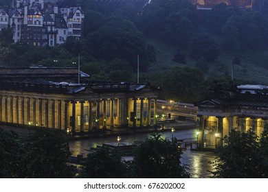 Royal Scottish Academy View By Night