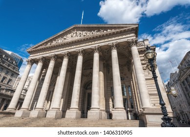 The Royal Stock Exchange, London, England UK