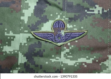 Royal Thailand Army Wings Badge Ranger Stock Photo 1390791335 ...