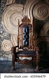 Royal throne for king and queen. Symbol of power