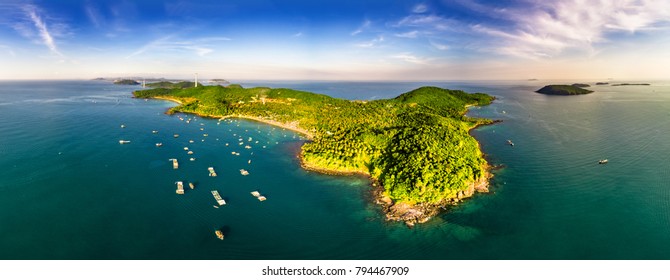 Royalty High Quality Free Stock Image Aerial View Of Thom Island In Phu Quoc, Kien Giang, Vietnam