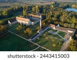 The Royaumont Abbey is a former Cistercian abbey built between 1228 and 1235 with the support of Louis IX. It is located in Asnières-sur-Oise, approximately 30 km north of Paris.