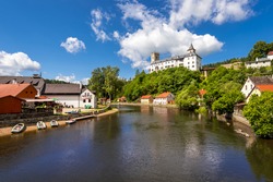 Rozmberk Nad Vltavou, Castle Over The River Vltava, South Bohemian Region, Czech Republic