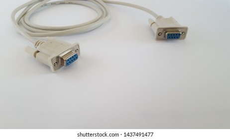 RS 232 Serial Cable Ready To Connect