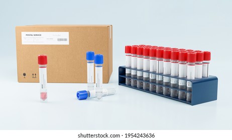 RT-PCR COVID-19 Virus Disease Diagnostic Test, DNA Nasal And Oral Sample Collection Equipment Kit, Procedure Concept