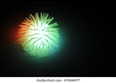 rubber ball with light inside