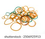 Rubber bands or rubber bracelets on a white background