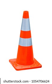 Rubber cone is a traffic sign. Commonly used - Shutterstock ID 1054706624