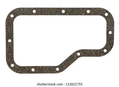 A Rubber Cork Gasket For A Car Gearbox, Isolated