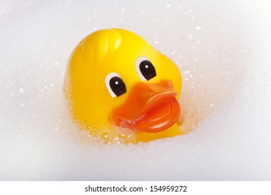 Rubber Duck In The Bath Tub