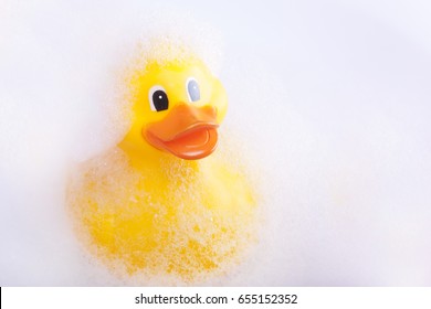 Rubber Duck In The Bath Tub